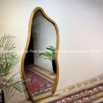 آینه چوب روس مدل رز