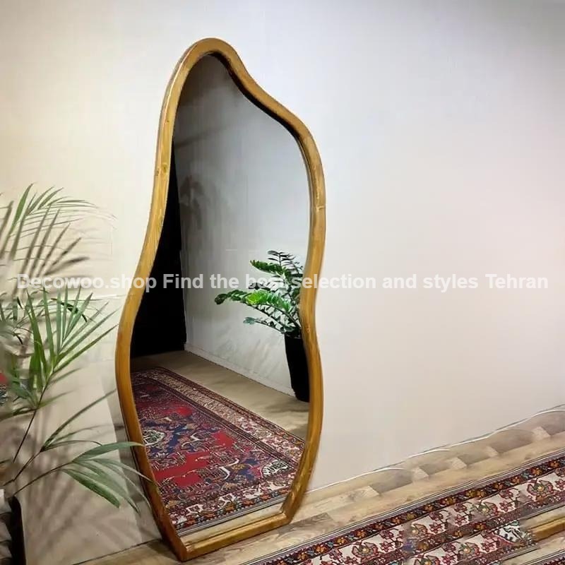 آینه چوب روس مدل رز