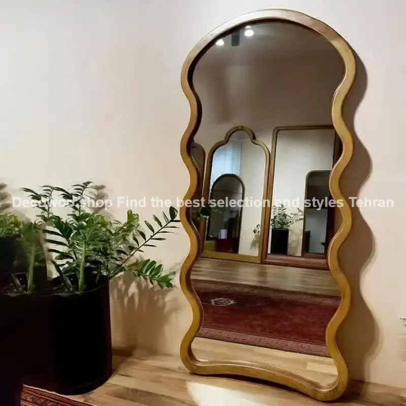 آینه چوب روس مدل روشا