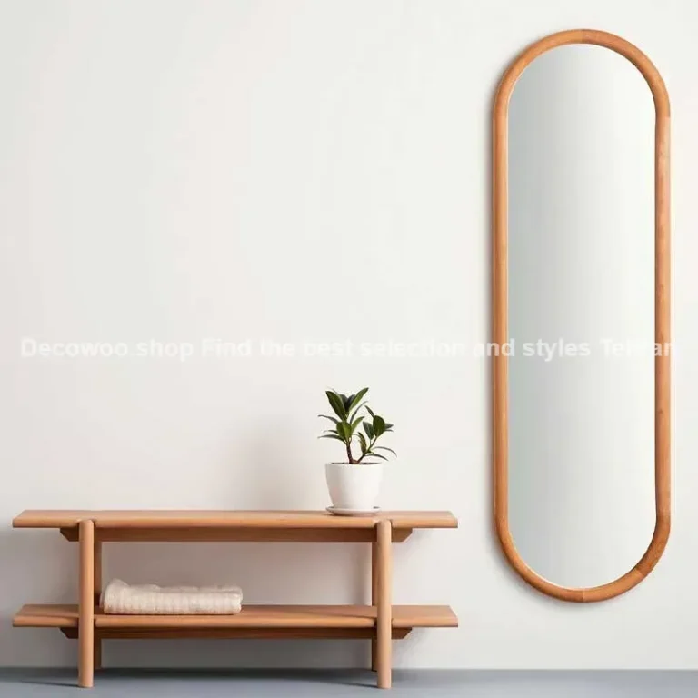 آینه چوب روس مدل سرو