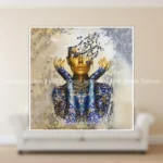 تابلو سه تکه دکوراتیو دیجیتال آرت مدل W-488