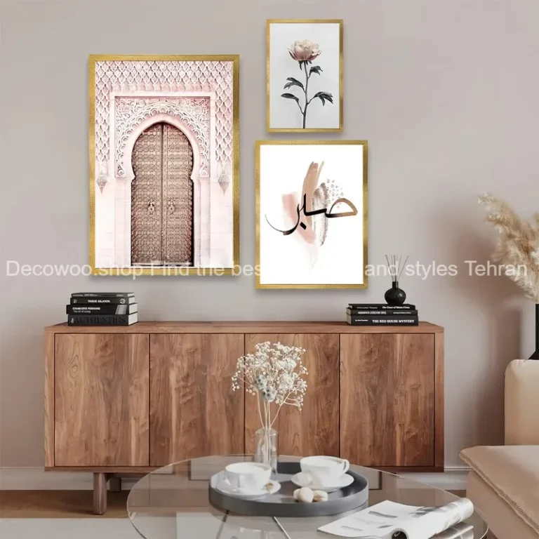 تابلو طرح صبر مدل T-826 مجموعه 3 عددی